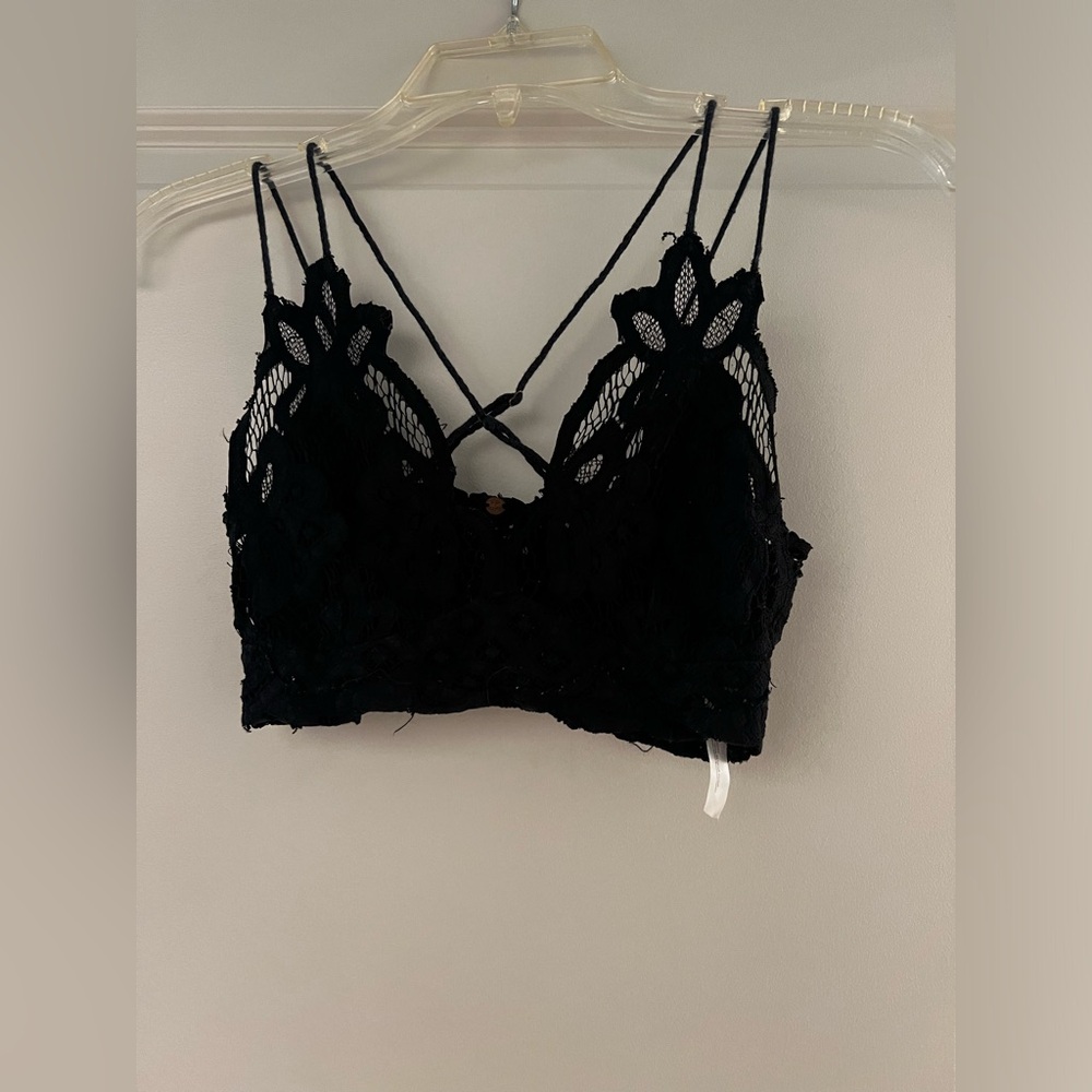 Black Adella Free People bralette, size Small